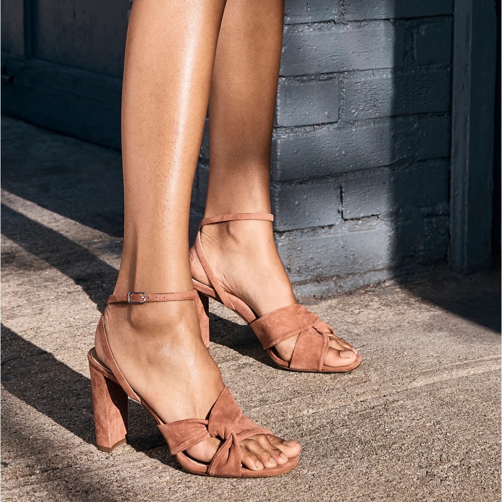 INEZ Isabel Pink Clay Sandals